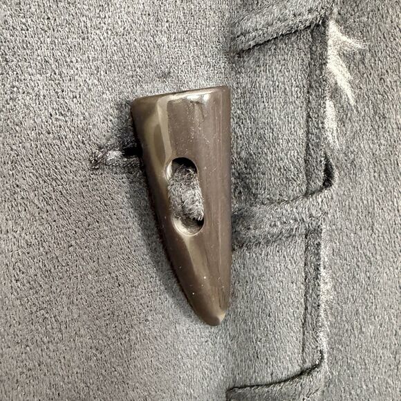 Coldwater Creek Faux Suede Faux Fur Hooded Coat 1X (16W–18W) with Toggle Closure - Picture 6 of 12